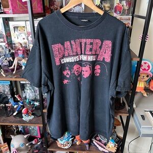Vintage Pantera “Cowboys From Hell” Respect Walk Band Tee Black Men’s 2XL–3XL